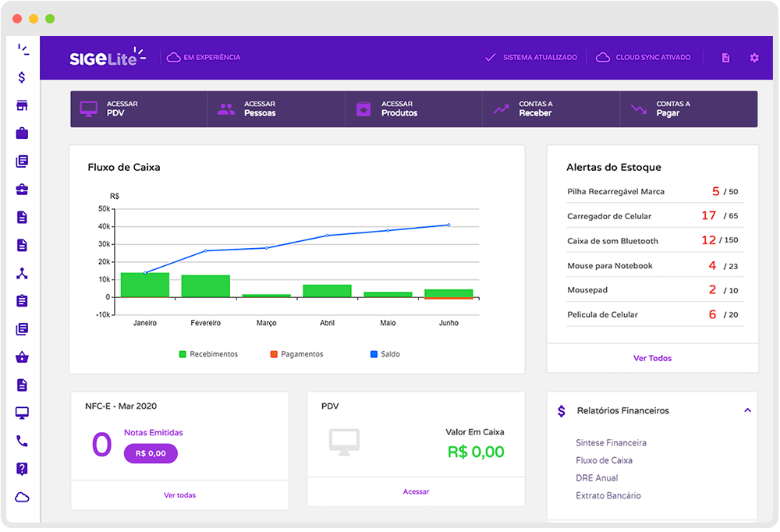 SIGE Lite: Sistema de Gestão Offline e Gratuito